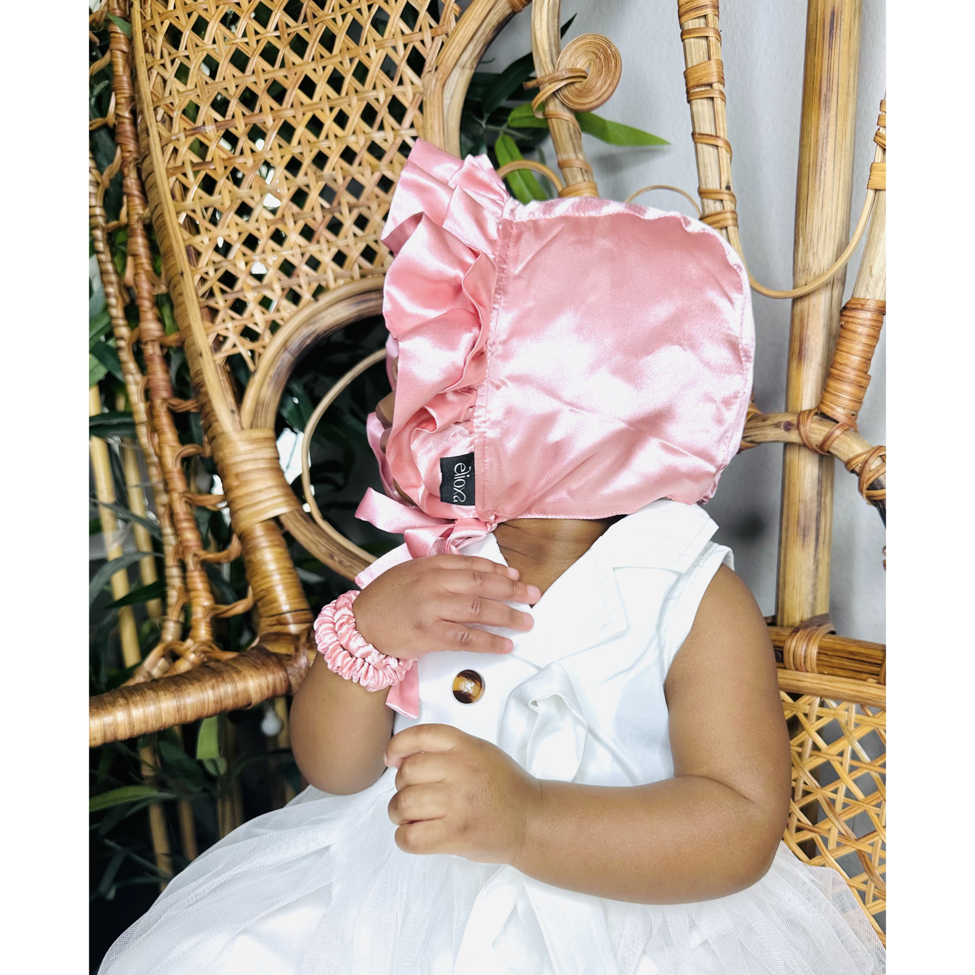 Heirloom Satin Baby Bonnet