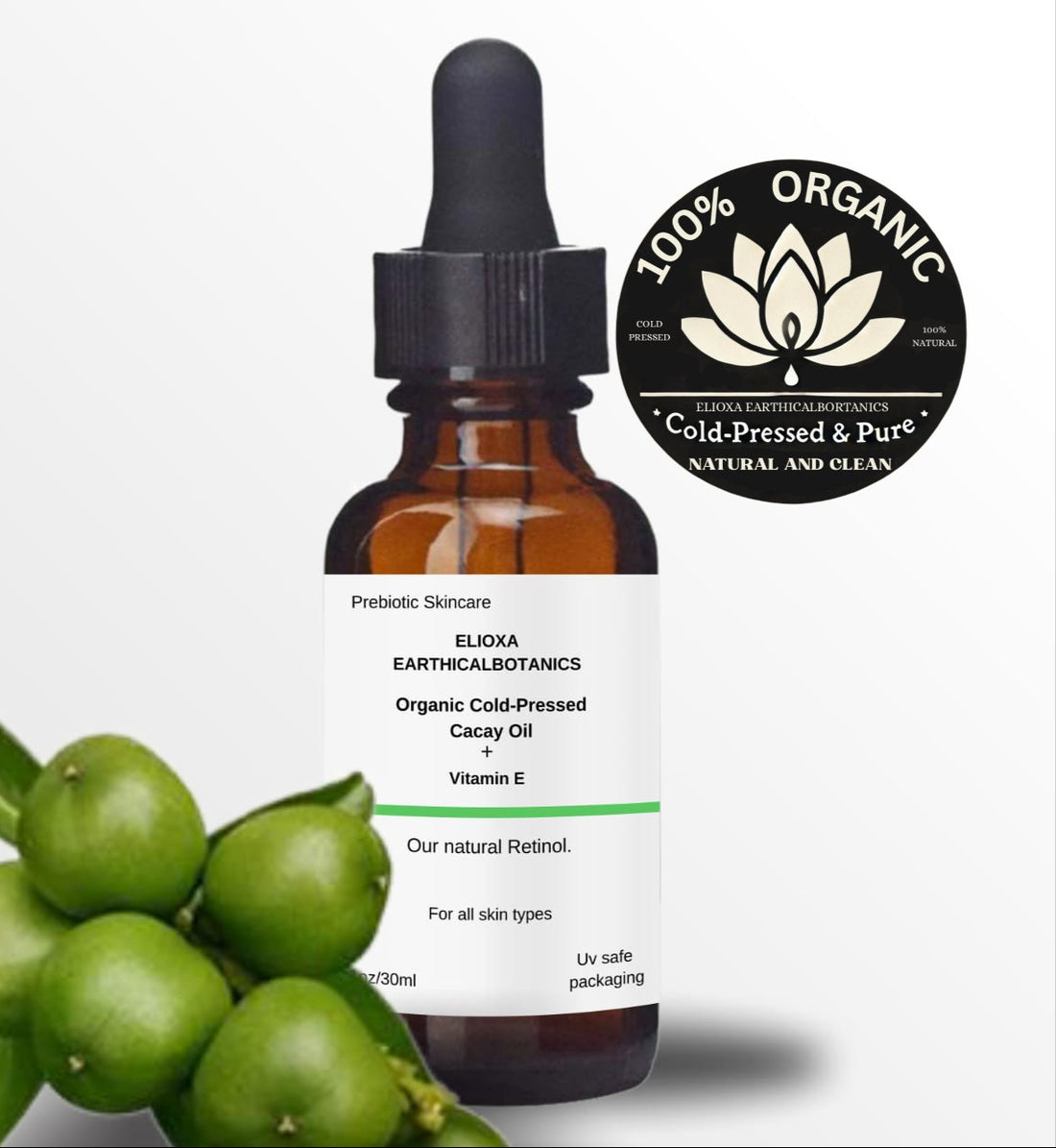 Organic Cold-Pressed Cacay Oil