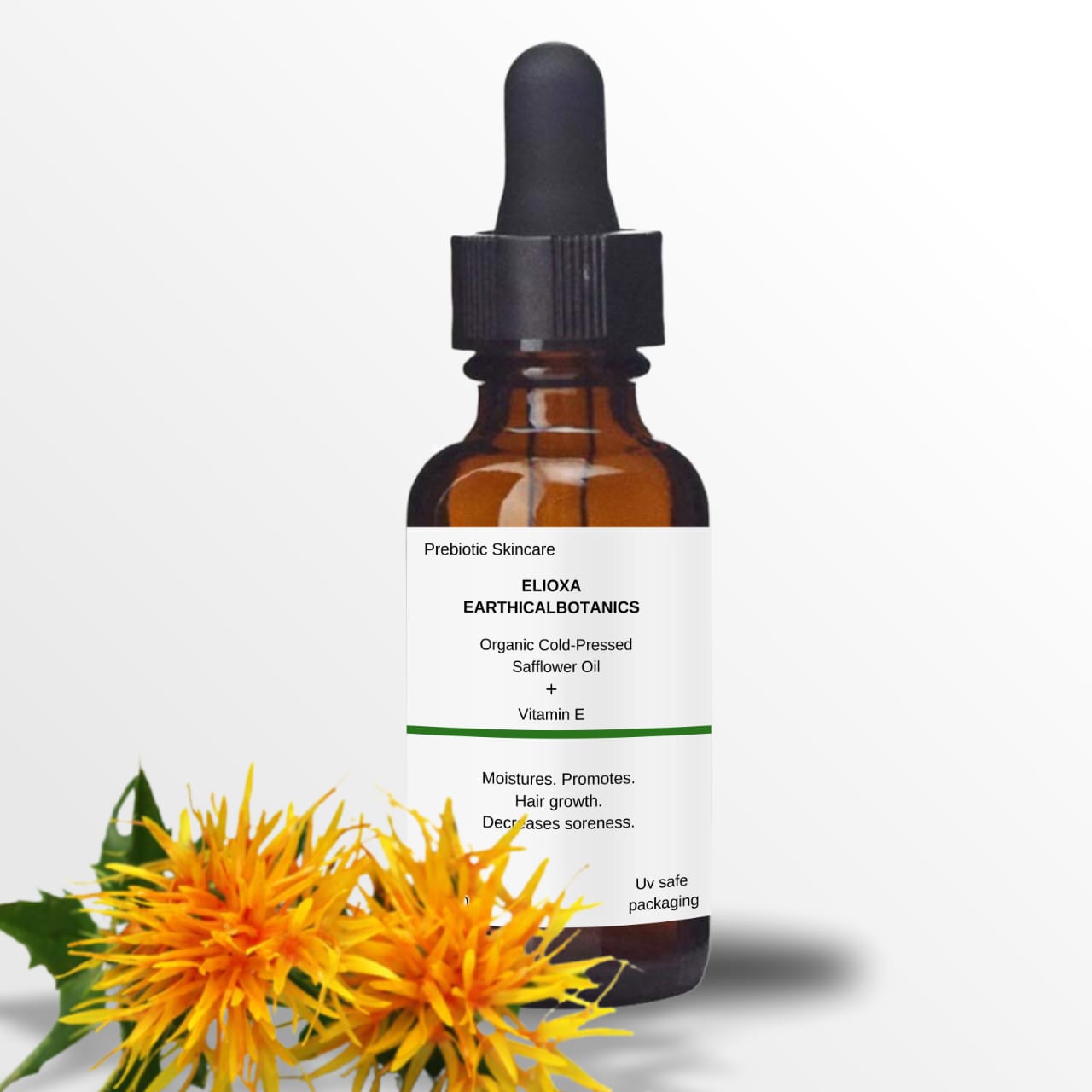 Organic Cold-Pressed Safflower Oil + Vitamin E